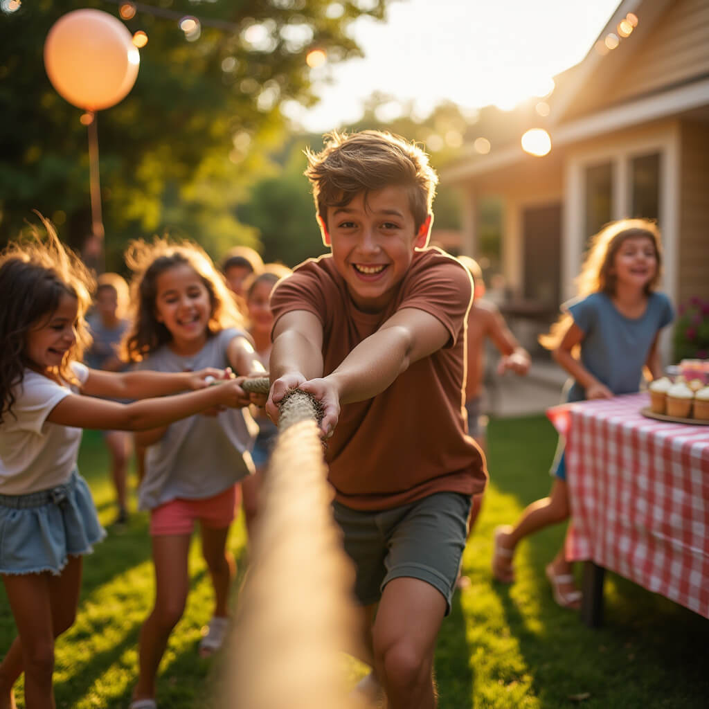 Child with mentor building confidence